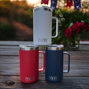 YETI RAMBLER 24oz. MUG - 3PK AMERICAN FLAG MAGS.